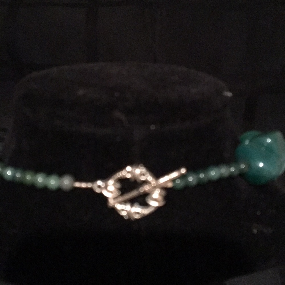 Handcrafted Agate Statement Necklace - image 3